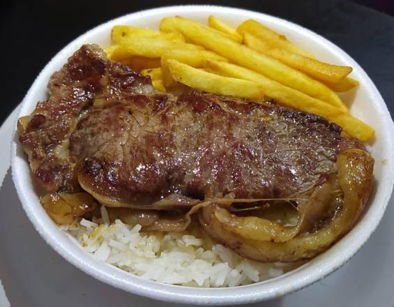 Bife com Fritas